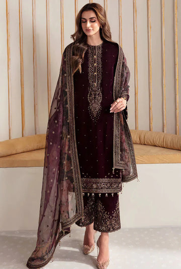 Ladies 3 Piece velvot Suit – Premium Winter Fabric